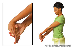 Wrist flexor stretch